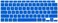 US Layout English language Silicone Keyboard Cover Skin For MacBook Air 13" 2020 With Touch ID Model:- A2179/A2337 M1 Chip, Keyboard Accessories" Dark Blue