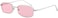 FEISEDY Vintage Small Rectangle Sunglasses Women Men Retro Trendy Square Metal Frame Sun Glasses B2295