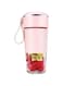 Maizoon Juicer Cup Personal Size Portable Blender Mini Travel Blender for Smoothies and Smoothies with 1200mah USB Rechargeable 3D 6 Blades 300ml / 10oz Pink