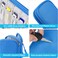 Lacdo USB Flash Drive Case Thumb Drive Holder Case Organizer Portable Electronic Accessories Storage Bag for SanDisk SamData Samsung USB Flash Drives Jump Drive Memory Stick, SD Card, Cable, BlUE