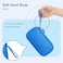 Lacdo USB Flash Drive Case Thumb Drive Holder Case Organizer Portable Electronic Accessories Storage Bag for SanDisk SamData Samsung USB Flash Drives Jump Drive Memory Stick, SD Card, Cable, BlUE