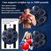 VUCATIN Music Boxing Machine with Gloves, Smart Bluetooth Music Boxing Trainer Wall Mounted, Boxing Training Punching Equipment for Kids Adults Home Workout Hand Eye Coordination Training
