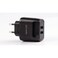 Porodo Blue 2-Pin Dual Port Wall Charger 12W 2.4A EU Plug Fast Charging Adapter for Smartphones &amp; Devices