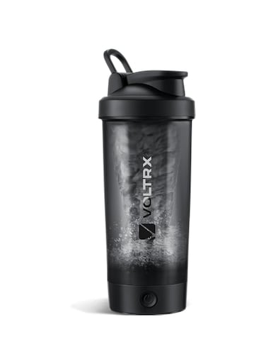 VOLTRX Protein Shaker Bottle, Titanus USB C Rechargeable Electric Protein Shake Mixer, Shaker Cups for Protein Shakes and Meal Replacement Shakes, BPA Free, 25oz, Drak Green