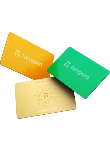 Tangem Crypto Hardware Wallet 2.0 [PACK OF 3 Cards] - Sun Drop