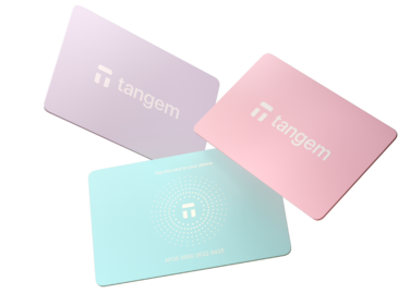 tangem&nbsp;Crypto Hardware Wallet 2.0 [PACK OF 3 Cards] - Blush Sky