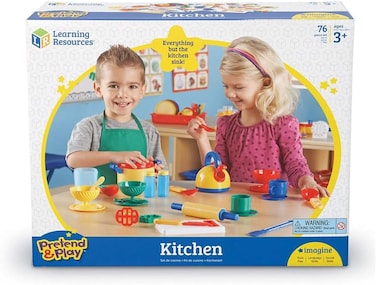 Learning Resources Kitchen Set, 73 Pieces