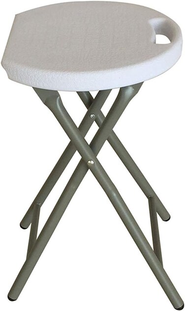 Folding Stool with Handle,Folding Chair,Indoor and Outdoor Foldable Stool for Adults(33&times;30&times;46cm)(
