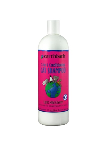 Earthbath Cat Shampoo With Aloe Vera, Wild Cherry Essence 16oz