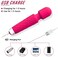 Satisfyer Electric Rechargeable Personal Body Wand Cordless Massager Machine with 20 Vibration Modes and Water Resistant for Full Body (Pink)
