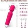 Satisfyer Electric Rechargeable Personal Body Wand Cordless Massager Machine with 20 Vibration Modes and Water Resistant for Full Body (Pink)
