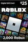 Roblox $25 Gift Card USA