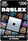 Roblox $200 Gift Card USA