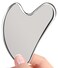 Stainless Steel Gua Sha Stainless Steel Guasha Metal Gua Sha Facial Tools Massage Guasha Tool for Face Gua Sha Tool Gua Sha Stone Massager Gua-sha Face Sculpting Tool Body (Stainless steel gua sha)