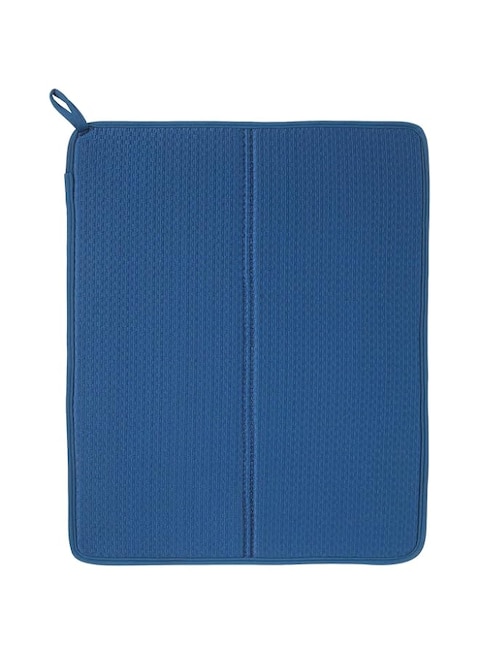 My Stylo Collection Dish Drying Mat, Blue, Assembled Size: Length: 44 cm Width: 36 cm