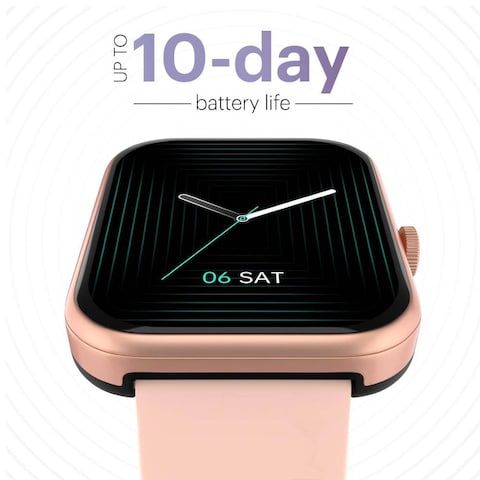 1.85&quot; Display, Bluetooth Calling Smart Watch, 10 Days Battery, 550 NITS Brightness, Smart DND, 100 Sports Modes, 150+ Cloud-Based Watch Faces, for Men and Women (Roase Gold)
