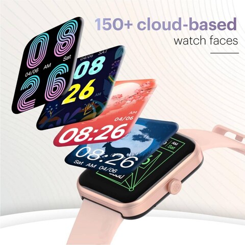 1.85&quot; Display, Bluetooth Calling Smart Watch, 10 Days Battery, 550 NITS Brightness, Smart DND, 100 Sports Modes, 150+ Cloud-Based Watch Faces, for Men and Women (Roase Gold)