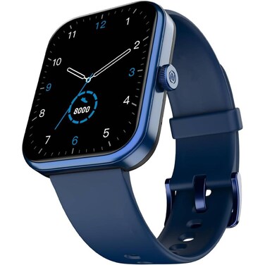 1.85" Display, Bluetooth Calling Smart Watch, 10 Days Battery, 550 NITS Brightness, Smart DND, 100 Sports Modes, 150+ Cloud-Based Watch Faces, for Men and Women (Midnight Blue)