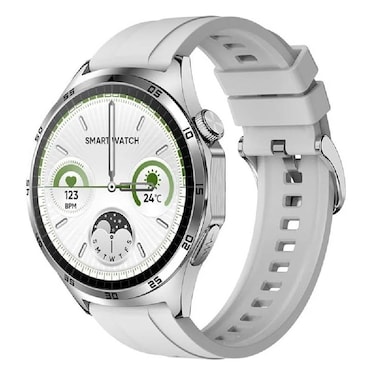 Haino Teko 2025 AMOLED Smart Watch Men Women Fitness Bluetooth Calls ECG Heart Rate Blood Pressure Smartwatch Sports Fitness Tracker (Silver)