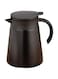 FBWSM Thermal Carafe,Vacuum Tea Carafe Vacuum Jug, 304 Stainless Steel Thermal Jug, Household Small Thermos, Office Tea/Coffee/Milk Insulation and Cold Insulation Pot Black