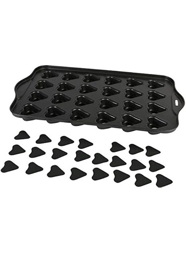 Deleux 24 mini Chesse Hearten Shape Cake pan Non stick, BAKE-4