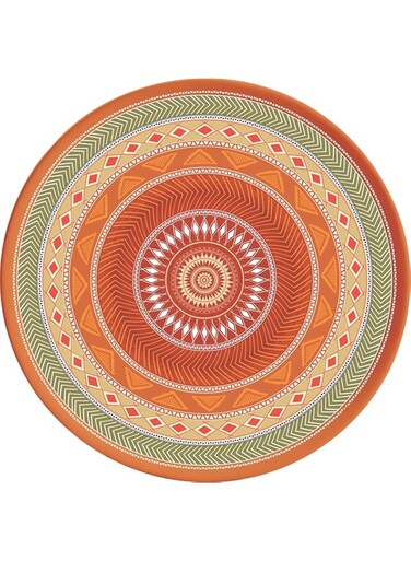 Servewell Melamine Horeca Persian Tribal Art Round Dinner Plate 27.5cm