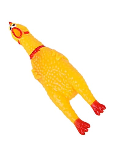 Funny Pet Supplies Rubber Screaming Chicken Cat Dog Vocal Pet Toy 16cm