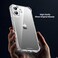 Clear Case for iPhone 16, Anti-Scratch PC Back, Slim TPU Shockproof Bumper Cover, Clear (iPhone 16)
