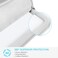 Lacdo 360&deg; Protective Laptop Sleeve Case for 13 inch New MacBook Air M4 A3240 2025, M3 A3113, M2 A2681, M1 A2337   13" MacBook Pro M2 M1 A2338 A2251   13" iPad Pro M5  iPad Air M3 Computer Bag, Gray