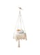 TOMVAES Cat Hammock, Handwoven Cat Swing Bed with Hanging Kit, Hanging Pet Cage Hammock for Indoor, Cat Basket Bed Hang on Wall Bed for Sleeping, Playing, Climbing and Lounging