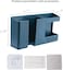 Wall Mount Tv Remote Control Decorative Storage Box Wall Self-Adhesive Bracket for Mobile Phone Charging Remote Control Home、office、school Multi-purpose Storage Media Storage Box Organizer