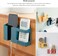 Wall Mount Tv Remote Control Decorative Storage Box Wall Self-Adhesive Bracket for Mobile Phone Charging Remote Control Home、office、school Multi-purpose Storage Media Storage Box Organizer