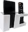 Wall Mount Tv Remote Control Decorative Storage Box Wall Self-Adhesive Bracket for Mobile Phone Charging Remote Control Home、office、school Multi-purpose Storage Media Storage Box Organizer