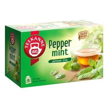 Teekanne Pleasant and Refreshing Peppermint Tea Bags 20 Tea Bags