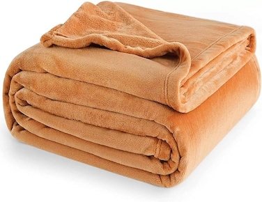 Flannel Fleece Blanket Single Size (160x220) for All Season,Fluffy Blanket Warm Bed Throws for Sofa &amp; Bed,Comfortable and Soft Flannel Fleece Blanket