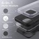 Muzz IPhone 15 Plus Case 6.7 Inch, Slim Liquid Silicone 3 Layers Full Covered Soft Gel Rubber Phone Case Protective Cover, Black (iPhone 15 Plus)