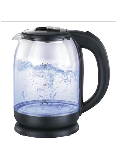 Generic Comfet Premium Glass Electric Kettle &ndash; 1.8L,1500W Rapid Boil, Blue LED, Boil-Dry Protection, Auto Shut-Off, Anti-Scald Handle