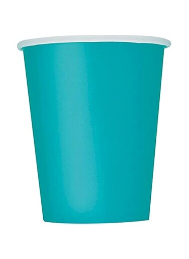 Unique 14 Caribbean Teal 9 Oz Cups