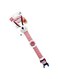 Gigwi Squeaker Crunchy Transforming Neck Dog Toy, Rabbit Pink,6531