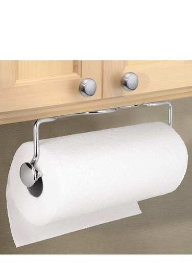 Kitchen Tissue Roll Holder Wall Mount Paper Towel Holder Keep Paper Towels accessible and organized in Modern Kitchen Stainless Steel