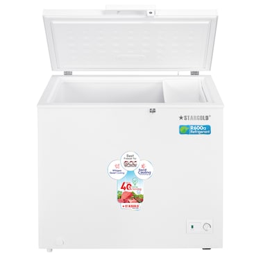 STARGOLD Chest Freezer 200L Large Capacity, Energy-Efficient, Durable Design, SG-HCF200L