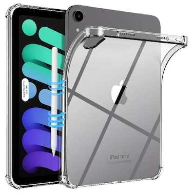 ZOOMEE Case for iPad Mini 7 2024 (A17 Pro) / iPad Mini 6 2021, iPad Mini 7th/6th Generation Case 8.3 inch, Slim Clear TPU Protective Shell Cover