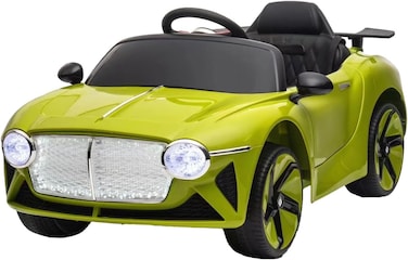 Lovely Baby Rechargeable 12V Powered Riding Car for Kids LB 8866L, Ride-On for Children with RC for Ages 1-3 years - Green