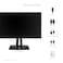 ViewSonic 27" Flat Monitor, IPS QHD Display, 60Hz Refresh Rate, 5ms Response Time, 16:9 Aspect Ratio, Flicker-Free, 16.7m Colors, Black   VP2756-2K
