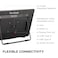 ViewSonic TD2465 Monitor, 24" MVA Touch Display, FHD Resolution, 60Hz Refresh Rate, 7ms (GtG) Response Time, Projective Capacitive (10-Point Touch) Technology, 16.7m Color Display, Black   TD2465