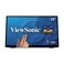 ViewSonic TD2465 Monitor, 24" MVA Touch Display, FHD Resolution, 60Hz Refresh Rate, 7ms (GtG) Response Time, Projective Capacitive (10-Point Touch) Technology, 16.7m Color Display, Black   TD2465