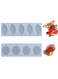 2Pcs Leaves Shape Silicone Mold, Cake Candy Baking Decorating Tools, Used for Shaping Melted Sugar Paste, Chocolate, Fondant, Butter, Soap DIY Craft