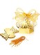 SYOSI 50 Pcs Butterfly Laser Cut Favor Boxes, Cute Gold Cookie and Chocolate Boxes with Ribbons for Wedding, Bridal, Birthday Party, Baby Shower Decorations and Gifts