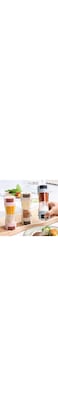 Double Head Salt and Pepper Shaker with Pour Holes, Spice Organizer for Home and Hotels, Dining Table Seasoning (Blue)