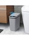 Automatic Trash Can 2.5 Gallon Bathroom Touchless Motion Sensor Small Garbage Can with Lid Smart Electric Plastic Narrow Garbage Bin for Living Room Bedroom Office Kitchen (Grey, 2.5 Gallon)